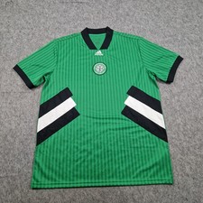 Celtic Adidas Shirt Mens Medium Green Icon Third Jersey Top SPL  2022-2023