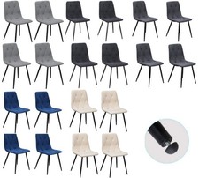 set of 4 Velvet Dining Chairs