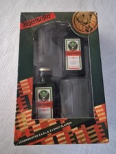 Empty Jagermeister Presentation Gift Box Miniature Breen Bottles Shot Glasses