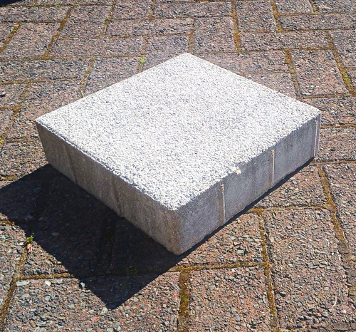 Grey concrete rectangular - concrete,