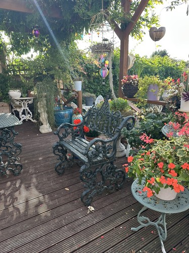 Vintage cast iron - iron, ornate