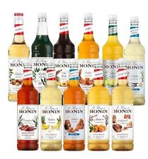 Monin Syrup 1L-Premium, Multiple Flavours/Sugar Free,Coffee,Cocktails, Beverages