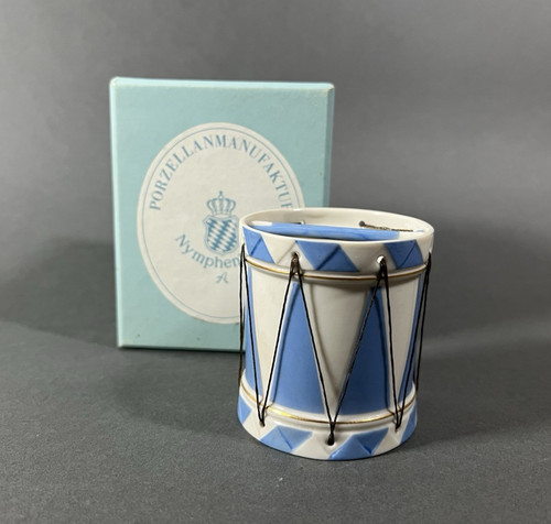 Nymphenburg drum blue white - nymphenburg,