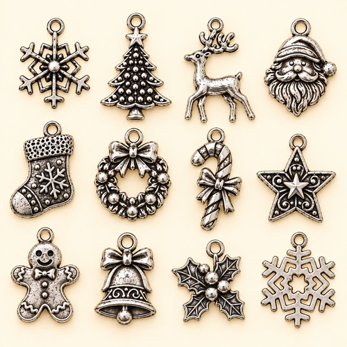 Tibetan silver xmas - tibetan,