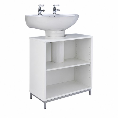 Bathroom under sink unit white - under,