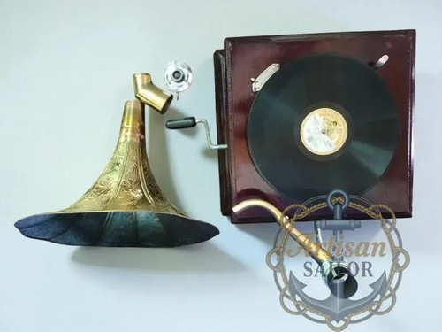 Antique gramophone fully - antique, gramophone,