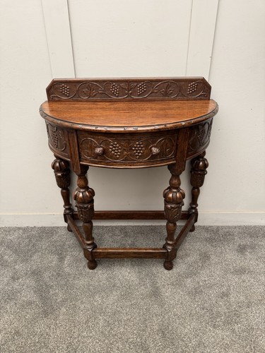 Antique demilune carved - antique,