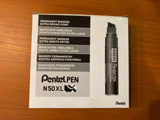 Pentel Pen x 6 pack N 50 XL Permanent Marker Pen