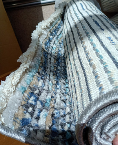 Dunelm blue parker rug - dunelm,