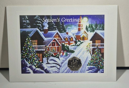 2003 50p pobjoy christmas card - 50p,