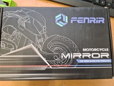 Fenrir Aluminum Alloy Retro Motorcycle Bar End Mirrors Handlebar. Pls See Photos