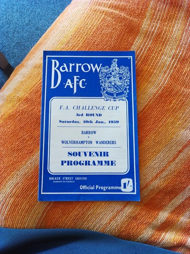 Barrow wolverhampton - barrow, v