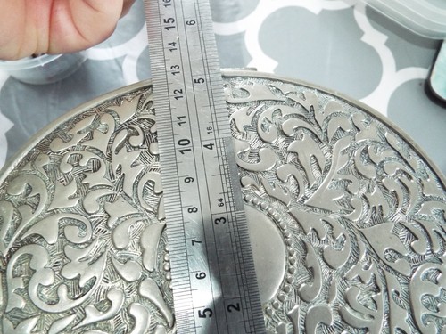Vintage ornate embossed heavy - vintage,