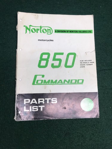 Norton 750 850 factory parts - 850,