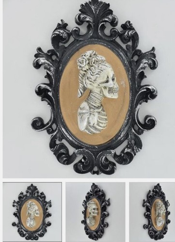 Skeleton female portrait - 3d,