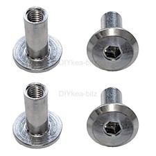 4 IKEA 148624 COT Screw Sleeves Hex Threaded GULLIVER MYLLRA SNIGLAR SMAGORA