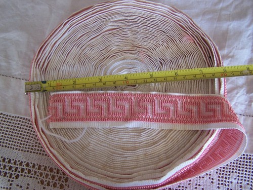 Vintage pram hood lace braid - pram,
