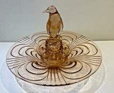 Art Deco Pink Glass 'Penguin'