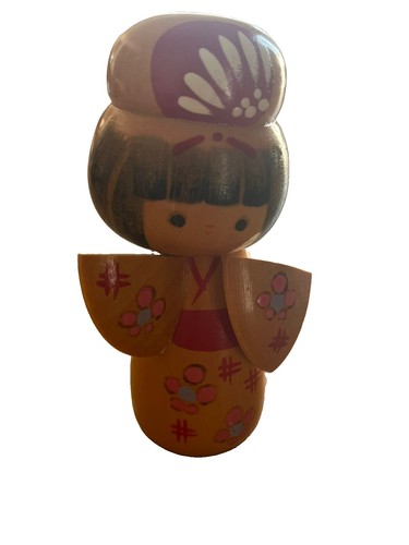 Wooden kokeshi doll - kokeshi,