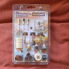 Rotacraft 30 Piece Cleaning & Polishing Set For Rotary Tools Like Dremel RC9002