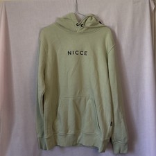 Nicce Unisex Light Green Hoodie Medium (A564)