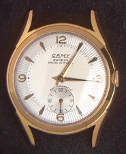Camy Geneva Sub-Dial Men's Hand-Wind Vintage Watch -- Running