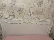 French Ornate Style White 4ft6