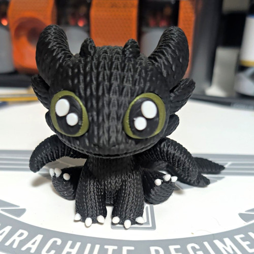 Black dragon figurine large - figurine,,