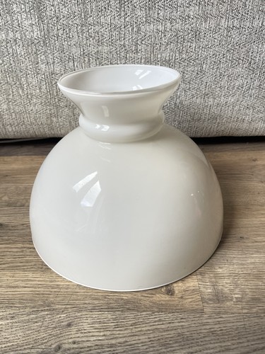 White milk glass lamp shade - milk,