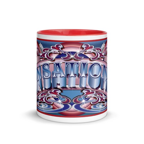 Sensational fairground art mug - sensational,