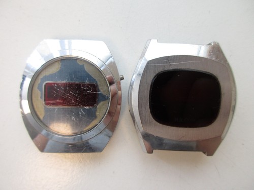 Bulova 1970 red - bulova, led