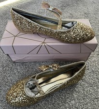 Gold Giltter  With Bow