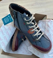 Loretta Womens Navy Leather