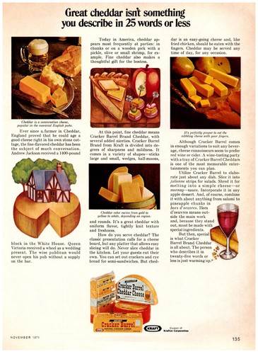 1971 kraft cracker barrel - 1971,