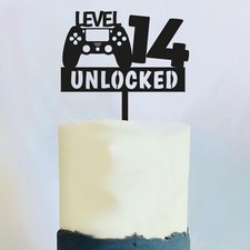 Level Unlocked Cake Topper |