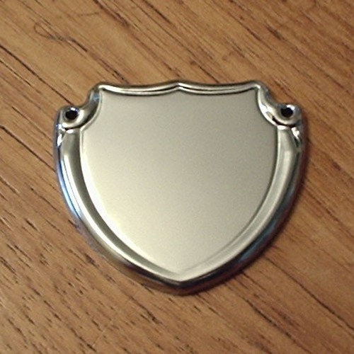 Blank shield plaque for - w,