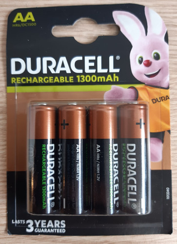 Duracell 1300mah lr6 - duracell,