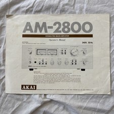 Akai 2800 amplifier - am-2800,