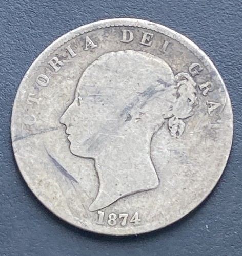 1874 victoria silver - silver, half