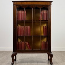 Antique 20th Century Fine Quality Small Cabinet In Mahogany ( AF-4269 )