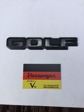 GENUINE GOLF MK1 CABRIOLET CLIPPER RIVAGE SPORTLINE MK2 SYNCRO REAR PANEL BADGE