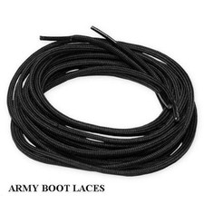 ARMY ASSAULT BLACK BOOT LACES