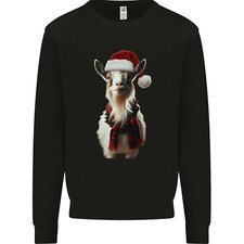 Christmas Goat Wearing  an