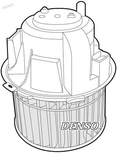 Blower fan for left - -hand, drive