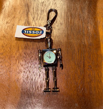 Vintage Fossil Watch Keychain