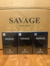 Savage for Men 3 X 100ml Eau de Parfum Spray Aftershave For Him Christmas Gifts