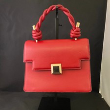 Aldo red top braided - red,