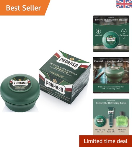 Refreshing shaving soap - refreshing, in