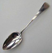 1797 STERLING SILVER GEORGIAN SERVING SPOON LONDON HALLMARKS 42g