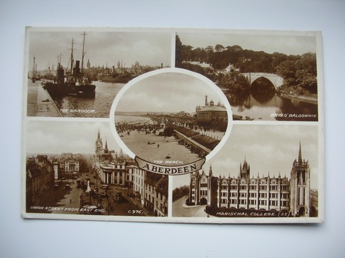 Aberdeen postcard beach - postcard,